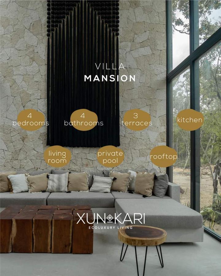 Villa Xuncari En El Corazon De La Selva 툴룸 외부 사진